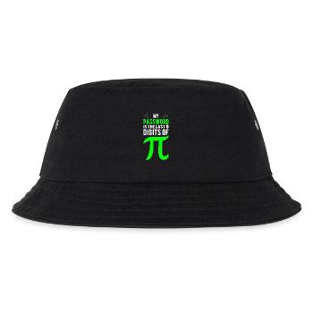 Passwort ist Pi Ziffern - Kinder Bucket Hat - Schwarz - Vorne