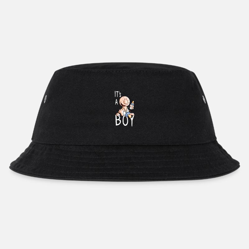 It's a Boy - Junge - Jungen - Jungs - Kind - Baby - Kinder Bucket Hat - Schwarz