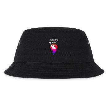 Wasserball Spieler Sunset - Kinder Bucket Hat - Schwarz - Vorne