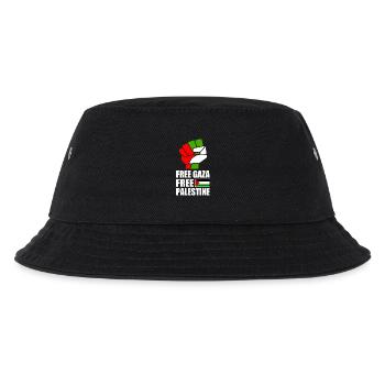 Free gaza Free palestine - Kids’ Bucket Hat - black - Front