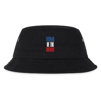 Heimat der Mutigen - Kinder Bucket Hat - Schwarz - Vorne