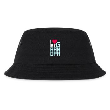 J’aime mon grand-père Meilleur grand-père Grand-père Cœur - Bob Enfant - noir - Devant