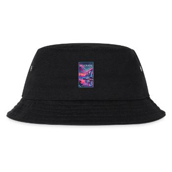 Belgrade Serbia city design - Kids’ Bucket Hat - black - Front