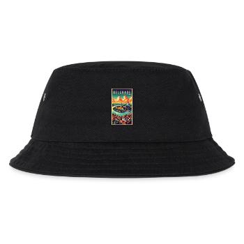 Belgrade Serbia retro design - Kids’ Bucket Hat - black - Front