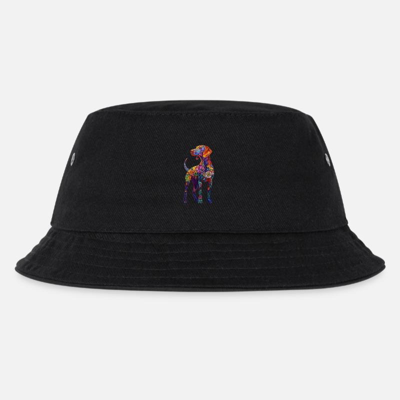 Vizsla - Kinder Bucket Hat - Schwarz