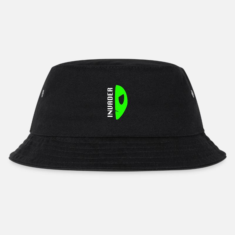 invader - Kids’ Bucket Hat - black