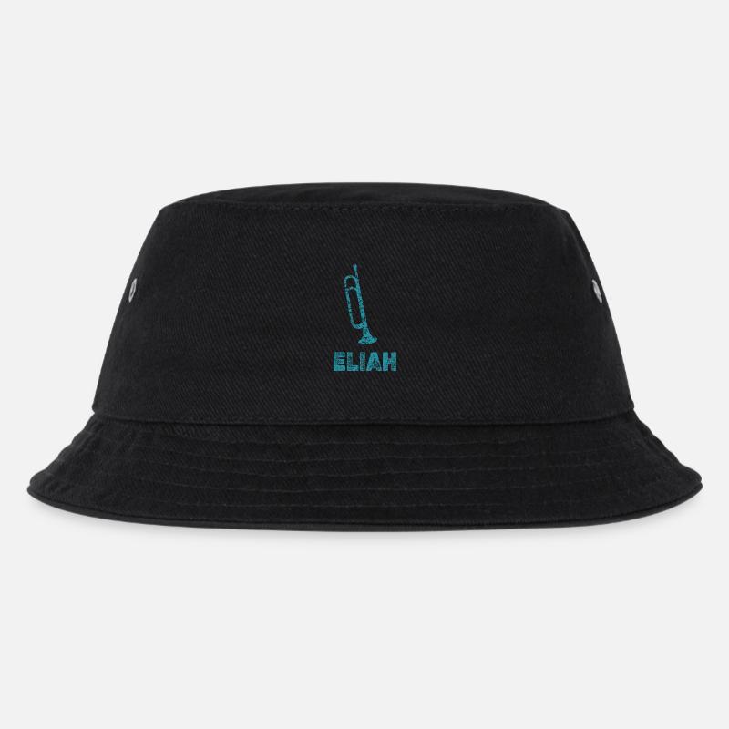Blasmusik Eliah - Kinder Bucket Hat - Schwarz