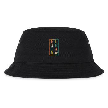 Florian - Kinder Bucket Hat - Schwarz - Vorne