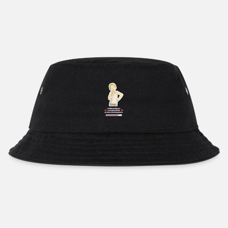 Loading a Stupidity - Kids’ Bucket Hat - black