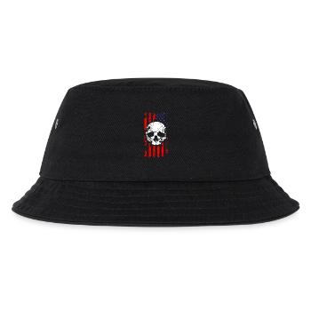 American Flag Skull - Kids’ Bucket Hat - black - Front