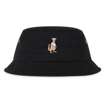 Känguru Koch Pfanne Kochen - Kinder Bucket Hat - Schwarz - Vorne
