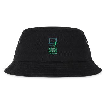 Startup Founder Survivor Burnout Recover - Kids’ Bucket Hat - black - Front