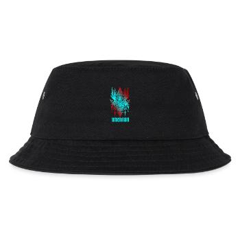 UNKNOWN Cyber Sigilism Tattoo - Y2K Futurist Triba - Kids’ Bucket Hat - black - Front