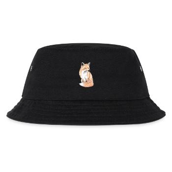 Kleiner Waldfuchs - ein sanfter Begleiter - Kinder Bucket Hat - Schwarz - Vorne