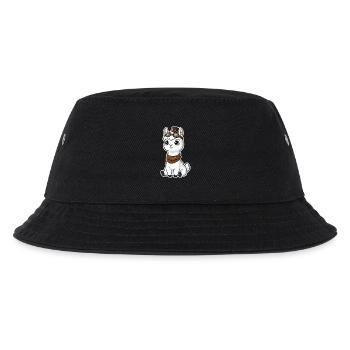 Steampunk-Lama Süßes Leuchtende Augen-Maskottchen - Kinder Bucket Hat - Schwarz - Vorne