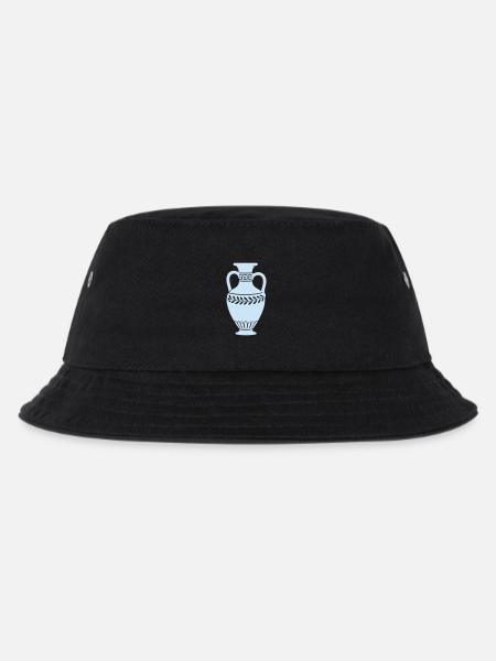 Antike Vase Silhouette - Kinder Bucket Hat - Schwarz
