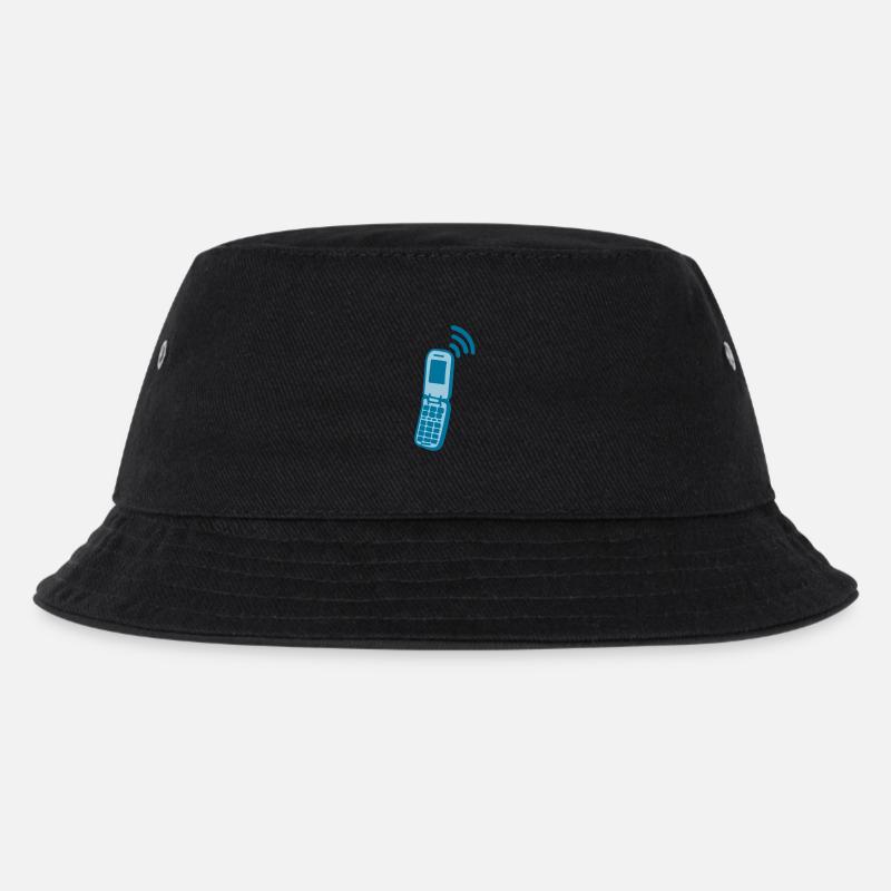 Handy - Kinder Bucket Hat - Schwarz