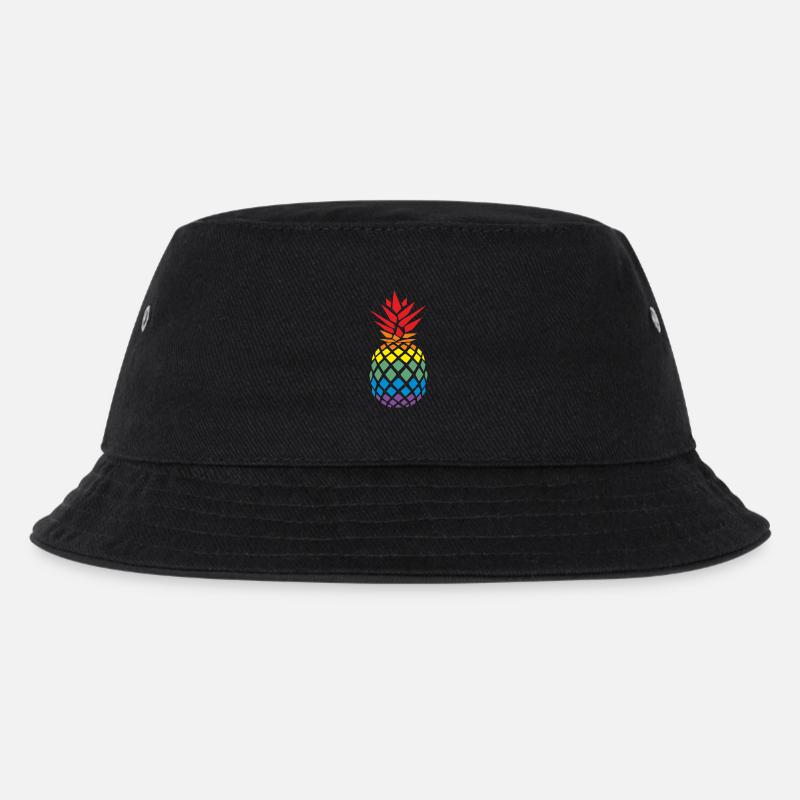 Einfach gute Ananas - Kinder Bucket Hat - Schwarz