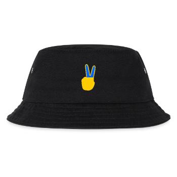 Ukraine - Kinder Bucket Hat - Schwarz - Vorne