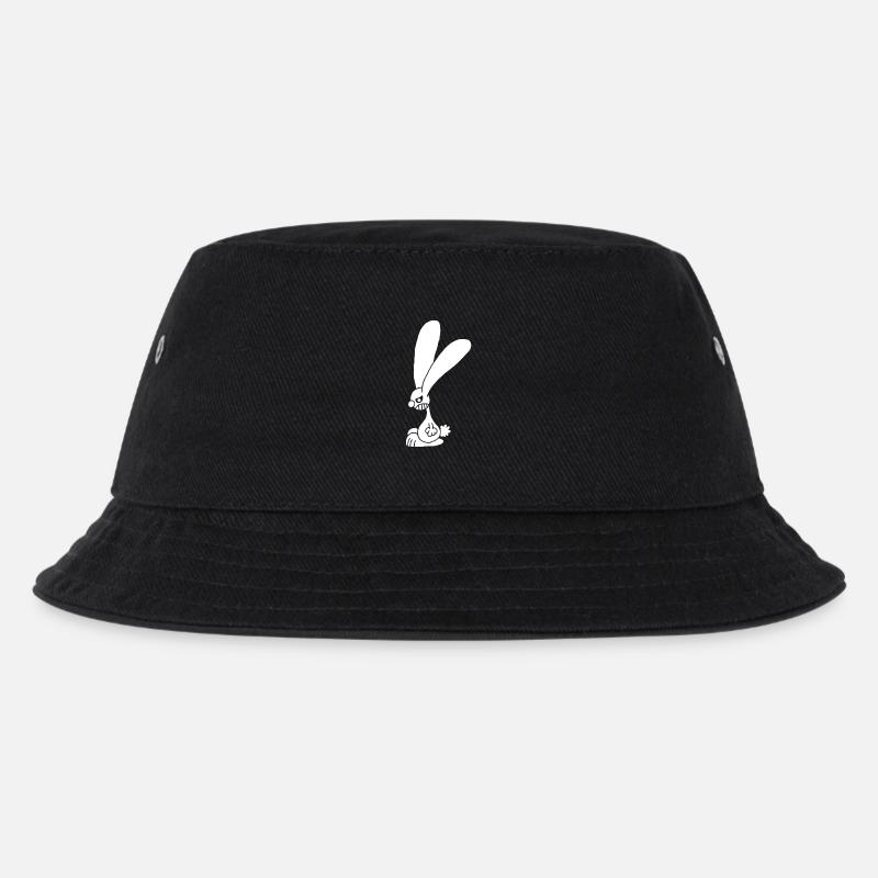 Lapin blanc grognon - Bob Enfant - noir