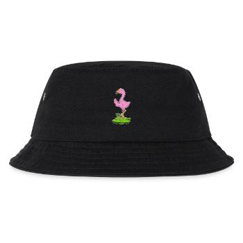Flamingo Necklace - Kids’ Bucket Hat - black - Front