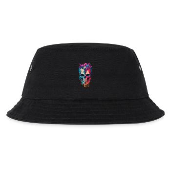 Totenkopf - Kinder Bucket Hat - Schwarz - Vorne