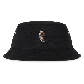 Red Fox Fußball - Kinder Bucket Hat - Schwarz - Vorne