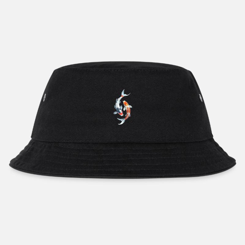 Koi Carp - Kids’ Bucket Hat - black