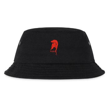 Antiker Krieger Roter Helm - Kinder Bucket Hat - Schwarz - Vorne