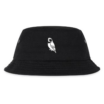 Papageien Vogel Geshenk  - Kinder Bucket Hat - Schwarz - Vorne