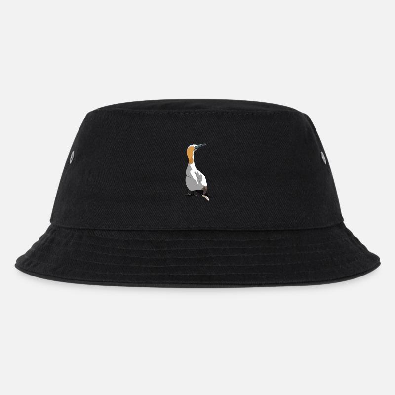 Basstölpel - Kinder Bucket Hat - Schwarz
