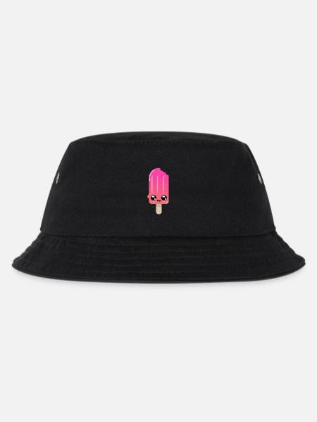 Chupito de helado con ojos brillantes - Kids’ Bucket Hat - black