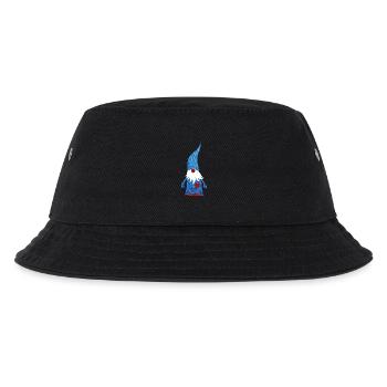 Wichtel Jeans Herz Weihnachten Xmas Wald Deko Fan - Kinder Bucket Hat - Schwarz - Vorne