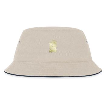 Lloret De Mar Party Crew Gold - Kinder Bucket Hat - Natur/Navy - Vorne