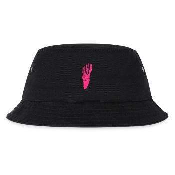 Fuß-Fuß-Skelett 2411 - Kinder Bucket Hat - Schwarz - Vorne