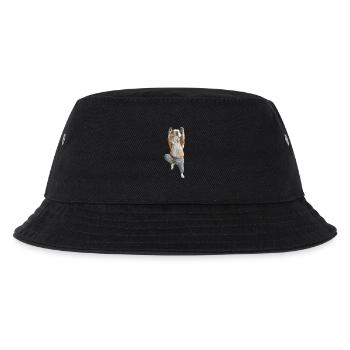 Englische Bulldogge - Kinder Bucket Hat - Schwarz - Vorne