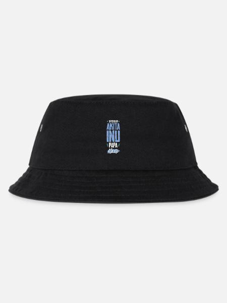 akita inu hunde papa - Kinder Bucket Hat - Schwarz
