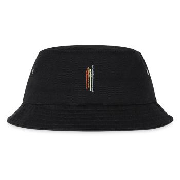 Retro flutes - Kids’ Bucket Hat - black - Front
