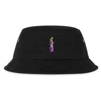 Colorful Easter eggs for Easter - Kids’ Bucket Hat - black - Front