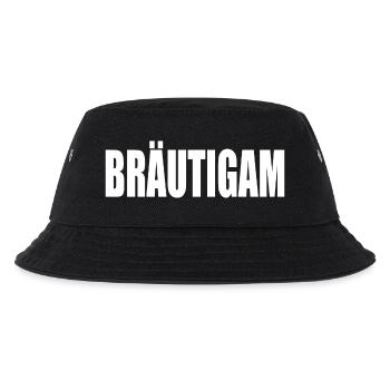 Bräutigam - Kinder Bucket Hat - Schwarz - Vorne