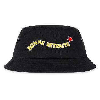 RETRAITE. BONNE RETRAITE. JOYEUSE RETRAITE - Bob Enfant - noir - Devant