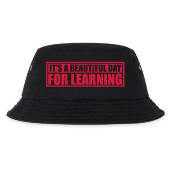 beautiful day for learning - Kids’ Bucket Hat - black - Front