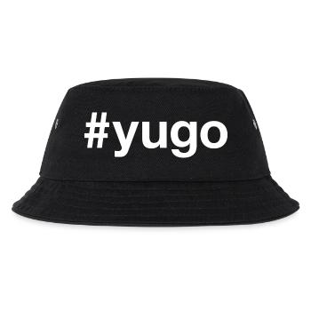 YUGO Yougoslavie Hashtag - Bob Enfant - noir - Devant