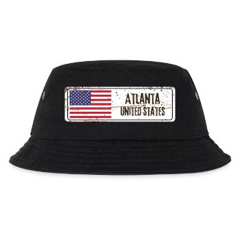 Atlanta Flagge der Vereinigten Staaten - Kinder Bucket Hat - Schwarz - Vorne