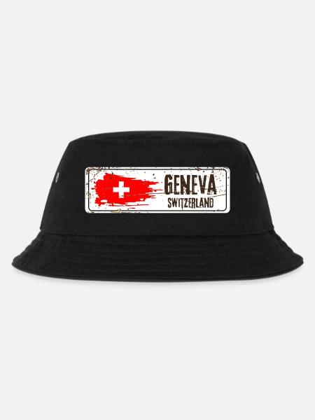 Genève Suisse Drapeau - Bob Enfant - noir