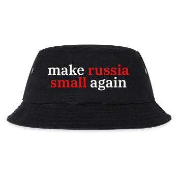 make russia small again - Kinder Bucket Hat - Schwarz - Vorne