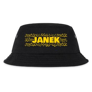 Vorname Janek - Kinder Bucket Hat - Schwarz - Vorne