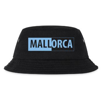 MALLorca im Kasten (hellblau / schwarz) - Kinder Bucket Hat - Schwarz - Vorne