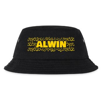Alwin as a first name - Kids’ Bucket Hat - black - Front