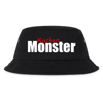 Kuchenmonster Feinschmecker Schlemmer Vielfraß - Kinder Bucket Hat - Schwarz - Vorne